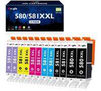 CARTUCCE INCHIOSTRO SOSTITUZIONE PER CANON PGI 580XXL CLI 581XXL 2 PEZZI