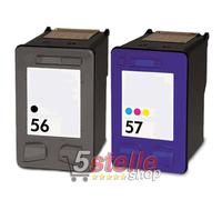 CARTUCCE NERO+COLORE PER HP PHOTOSMART 7700 7760 7762 7960 JOBJET M 300 400 P210