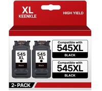CARTUCCE NERO COMPATIBILI PG 545 XL PER CANON TR4550 2 PEZZI 545XL INCHIOSTRO