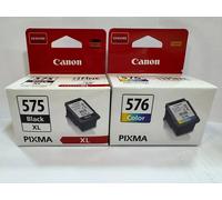CARTUCCE ORIGINALI CANON NERO/COLORE PG-575/PG-575XL CL-576/CL-576XL A SCELTA