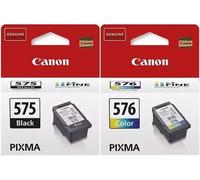 CARTUCCE ORIGINALI CANON NERO/COLORE PG-575/PG-575XL CL-576/CL-576XL A SCELTA