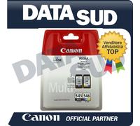 Canon PG-545/CL-546 Multipack cartuccia d'inchiostro 2 pz Originale Nero, Ciano, Magenta, Giallo