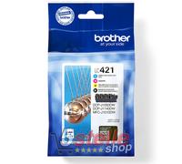 CARTUCCE ORIGINALI NERO/COLORE BROTHER LC421 A SCELTA
