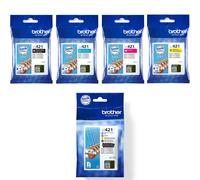 CARTUCCE ORIGINALI NERO/COLORE BROTHER LC421 A SCELTA