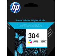 CARTUCCE ORIGINALI NERO/COLORE HP 304/304XL A SCELTA