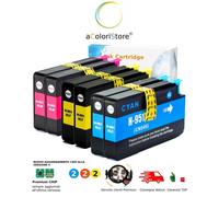 Cartucce per HP 951XL 2 CIANO 2 MAGENTA 2 GIALLO OfficeJet Pro 8100 8600 251
