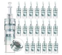 Cartucce per microneedling a 42 pin, 20 cartucce di ricambio Dermapen M8 per penna Microneedling Ultima M8, cartucce di ricambio usa e getta per micro aghi (42 pin, 20 pezzi)