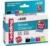 Cartuccia Edding Compatibile sostituisce Brother LC-1100BK, LC-1100C, LC-1100M,