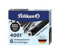 Cartucce inchiostro 4001 TP6 - lunghezza 39mm - nero - Pelikan - conf. 6 pezzi