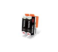 Cartucce PGI525 CLI526, compatibile con Canon | Set nero ciano magenta giallo e grigio for IP4850 IX6550 MG5150 MG8150 MX885 e altri(2pcs)