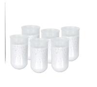 Cartucce ricarica dosatore sali 6 pezzi blister Bianco