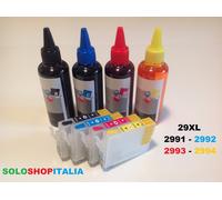 CARTUCCE RICARICABILI 29XL PER EXPRESSION XP-442 ORIGINALI INKJET RESET A.R.C.