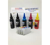 CARTUCCE RICARICABILI AUTORESET PER EPSON 29XL + 600ML STAMPANTE XP-235 XP-332