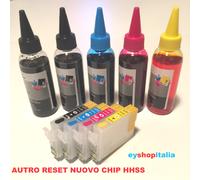 CARTUCCE RICARICABILI CHIP 18XL COMPATIBILE + 500ML PER XP-322 XP-325 XP-402