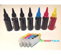 CARTUCCE RICARICABILI CHIP COMPATIBILE CON EPSON STAMPAN 18XL + 700ML XP-422 425