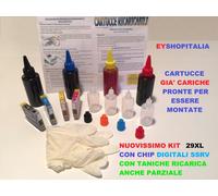 CARTUCCE RICARICABILI ORIGINALI INKJET A.R.C. 29XL 400ML PIENE PER EPSON XP 435