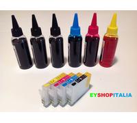 CARTUCCE RICARICABILI PER EPSON STAMPANTE WORKFORCE WF2650WF AUTO RESET A.R.C.
