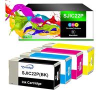 Cartucce SJIC22P per Epson TM-C3500 Color Works C3500 C3510 C35200 4pz Oritdge