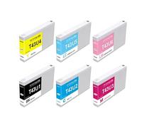 Cartucce T43U1-T43U6 220ML, Compatibile con Epson, D800/D880 | Set da 6 pezzi, serie a sei colori, capacità 220 ml, facile sostituzione