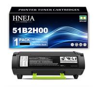 Cartucce Toner 51B2H00 per Lexmark MS317dn MX317dn MS417dn MX417de MS517dn MX517de MS617dn MX617de Stampante | Alta Capacità | 8500 Pagine,Black-1 Pack