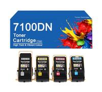 Cartucce toner 7100DN compatibili per 106R02605 106R02599 106R02600 106R02601 sostitutive per stampante Xerox Phaser 7100N 7100DN,7100DN-4 Color