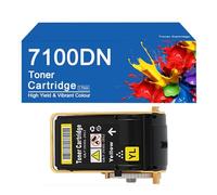 Cartucce toner 7100DN compatibili per 106R02605 106R02599 106R02600 106R02601 sostitutive per stampante Xerox Phaser 7100N 7100DN, stampa nitida,7100DN-Y