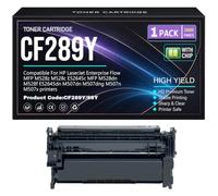 Cartucce toner 89Y per HP M528z M528c E52645c M528dn M528f E52645dn M507dn M507dng M507n M507x Cartucce toner Alta capacità Con chip 20000 pagine,CF289Y-1PC