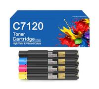 Cartucce toner ad alta capacità C7120 4 colori compatibili per stampante Xerox VERSALINK C7120 C7125 C7130 con chip,C7120-4 Color