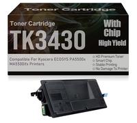 Cartucce toner ad alta capacità PA5500x MA5500ifx TK3430 Cartuccia toner nero con chip ad alta capacità Compatibile per Kyocera ECOSYS PA5500x MA5500ifx 25.000 pagine,TK3430-1PC