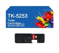 Cartucce toner ad alta resa TK-5253 4 colori compatibili TK-5253 TK5253 sostitutive per stampanti Kyocera EcosYs M5521cdn M5521cdw M5021cdn, stampa nitida,TK5253-M