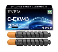 Cartucce Toner C-EXV43 per Canon IR-ADV 400if 500if Stampante, Cartuccia Toner Compatibile 2788B002 | Alta Capacità | 15000 Pagine,Black-2 Pack