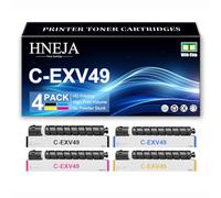 Cartucce Toner C-EXV49 per Canon ImageRUNNER ADVANCE C3520i C3530i Stampante, Alta Capacità 8524B002AA 8525B002AA 8526B002AA 8527B002AA Cartuccia Toner Sostitutiva,4 Colors-1 Pack
