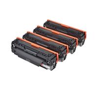 Cartucce toner, compatibile con HP, 203A CF540A CF541A | CF542A CF543A, con chip, per Color Pro M254dw 254nw M280nw M281fdw M281fdn(CF542A YL)