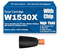 Cartucce toner compatibili 153X / W1530X con chip, ad alta capacità e ad alta resa, adatte per HP Tank 2504dw 2506sdn MFP 2604sdw 2606dw Stampanti,W1530X-1PC