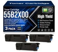 Cartucce toner compatibili 55B2X00 (55B2000 55B2H00) con chip per Lexmark MS331 MS431 MX331 MX431 MS431dn MS431dw MX431adn MX432adwe MS331dn MX331adn Stampanti