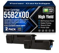 Cartucce toner compatibili 55B2X00 (55B2000 55B2H00) con chip per Lexmark MS331 MS431 MX331 MX431 MS431dn MS431dw MX431adn MX432adwe MS331dn MX331adn Stampanti