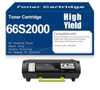 Cartucce toner compatibili 66S2000 con chip, ad alta capacità e ad alta resa, adatte per Lexmark MS531dw MS631dw MS632dwe MX532adwe MS632dwe MX632adwe Stampanti,66S2000-1PC