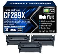 Cartucce toner compatibili CF289X/89X con chip, ad alta capacità e ad alta resa, adatte per HP MFP M528z M528c E52645c MFP M528dn M528f E52645dn M507dn M507dng M507n M507x,CF289X-3PC