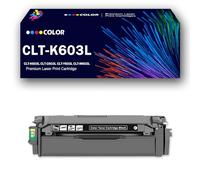 Cartucce toner compatibili CLT-K603L CLT-C603L CLT-Y603L CLT-M603L per stampanti Samsung ProXpress C4010ND C4060FX C4062FX, con chip, stampa nitida,Black-1Pack
