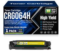 Cartucce toner compatibili CRG-064H con chip, ad alta capacità e resa per Canon i-SENSYS MF735cx MF830C MF832Cdw LBP722Cdw LBP722CX LBP732Cx LBP720C