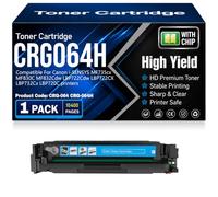 Cartucce toner compatibili CRG-064H con chip, ad alta capacità e resa per Canon i-SENSYS MF735cx MF830C MF832Cdw LBP722Cdw LBP722CX LBP732Cx LBP720C