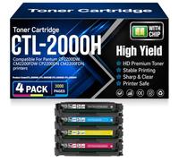 Cartucce toner compatibili CTL 2000H CTL 2000HK CTL 2000HM CTL 2000HC CTL 2000HY per Pantum CP2200DW CM2200FDW CP2200DN CM2200FDN Stampanti con chip Alta resa