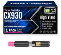 Cartucce toner compatibili CX930 (85D0HK0 85D0HCO 85D0HMO 85D0HY0) con chip, ad alta capacità e resa per Lexmark Cx930dse Cx931dse Cx931dtse