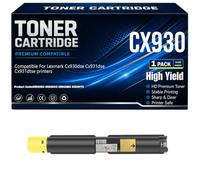 Cartucce toner compatibili CX930 85D0HK0 85D0HCO 85D0HMO 85D0HY0 per Lexmark CX930DSE CX931DSE CX931DTSE Stampanti con chip Alta capacità di stampa