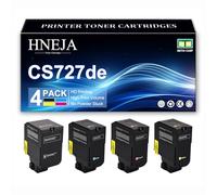 Cartucce Toner Compatibili per Lexmark CS727de CX727de CS728de Stampante, Cartuccia Toner Ad Alta Capacità 75B20K0 75B20C0 75B20M0 75B20Y0 Ricambio,4 Colors-1 Pack