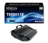 Cartucce Toner Compatibili per Lexmark T650n T650dn T650dtn T652n T652dn T652dtn T654n T654dn Stampante, Cartuccia Toner Sostitutiva T650H11E | Alta Capacità | 25000 Pagine,Black-1 Pack