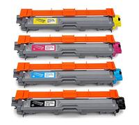 Cartucce toner di ricambio compatibili con Brother DCP-9020CDW HL-3140CW 3150CDW 3170CDW MFC-9140CDN 9330CDW 9340CDW TN241 / TN-241 TN245 / TN-245 (nero/ciano/magenta/giallo, confezione da 4 pezzi)