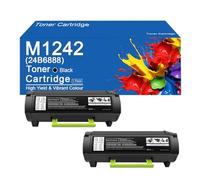 Cartucce toner di ricambio M1242, codice 24B6888, per stampante Lexmark M1242 XM1242, alta capacità (21000 pagine),M1242-2Set