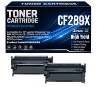 Cartucce toner M528z M528c E52645c Compatibili CF289X 89X per HP MFP M528dn M528f E52645dn M507dn M507dng M507n M507x Stampanti con chip 10000 pagine,CF289X-2PC