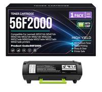 Cartucce toner per MS321dn MS421dn MS421dw MS521dn Compatibile 56F2000 | per Lexmark MS621dn MS622de MX521ade MX622ade MX321adw MX321adn MX421ade con chip 6.000 pagine,56F2000-1PC
